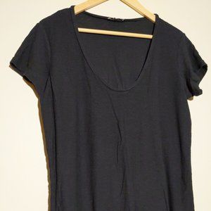 GUC -James Perse Short Sleeve T-shirt - Black - Size 3 (Large)